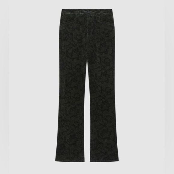 PAIGE x Morris & Co. Chelsee Velvet Jeans, US Size 6, NWT, Retail $249 - Picture 4 of 4